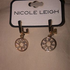 NWT NICOLE LEIGH Marlys Gold Earrings